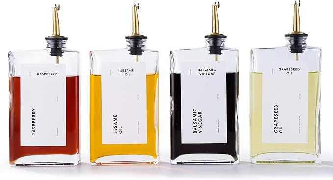 Olive Oil Dispenser for Kitchen, Cooking Oil Dispenser, Oil and Vinegar Dispenser Set, Olive Oil ... | Amazon (US)