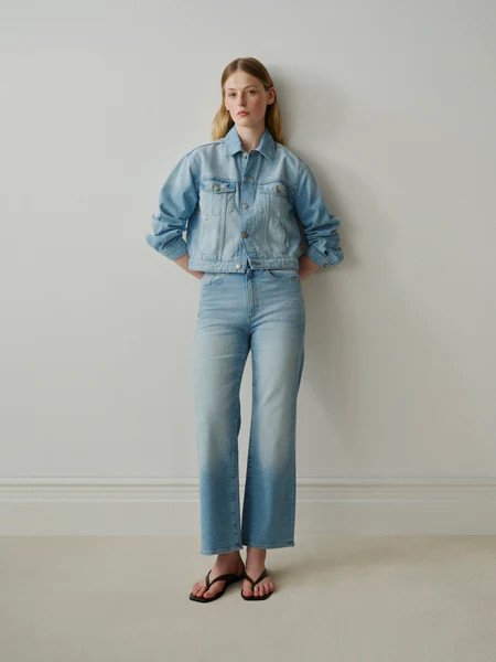 Karmine Refined Wide Leg High Rise 28" Jeans | Summer Day | DL 1961 Women