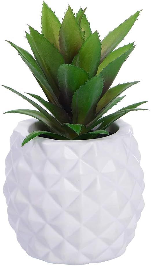 Lvydec Potted Artificial Succulent Decoration, Fake Pineapple Plant for Home Office Tabletop Deco... | Amazon (US)