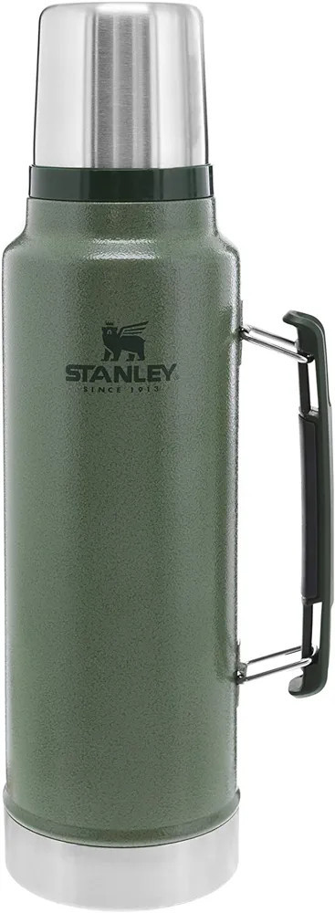 Stanley Classic Vacuum Insulated Wide Mouth Bottle - Limestone - BPA-Free 18/8 | Amazon (US)