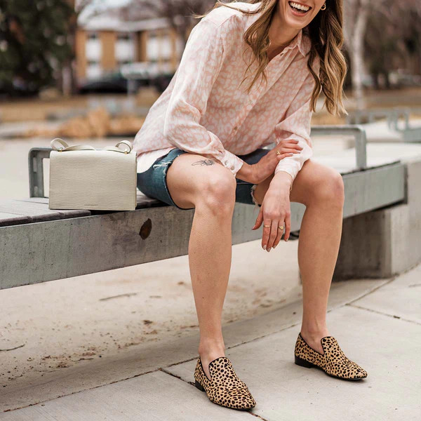 The Daily Loafer Cheetah Calf Hair | Poppy Barley