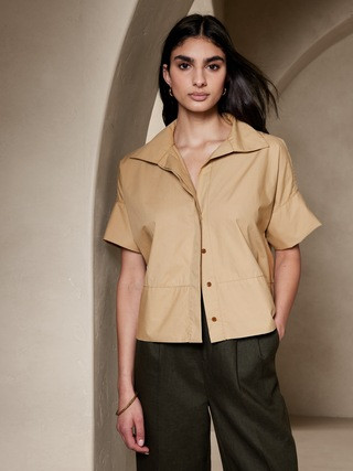Laurel French-Cuff Shirt | Banana Republic (US)