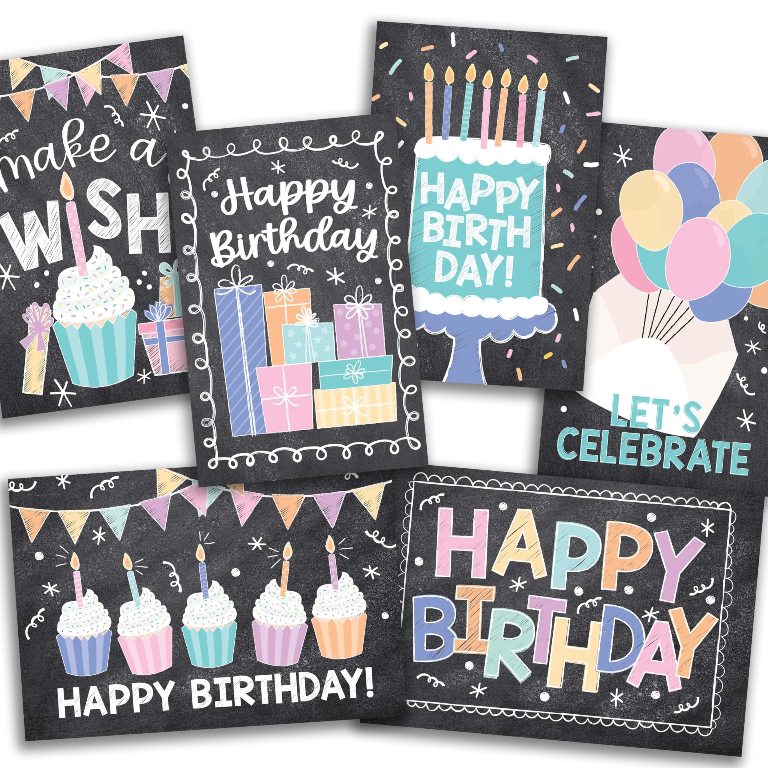 Hadley Designs Happy Birthday Cards Bulk with Envelopes - 54 Assorted Birthday Cards for Kids & A... | Amazon (US)