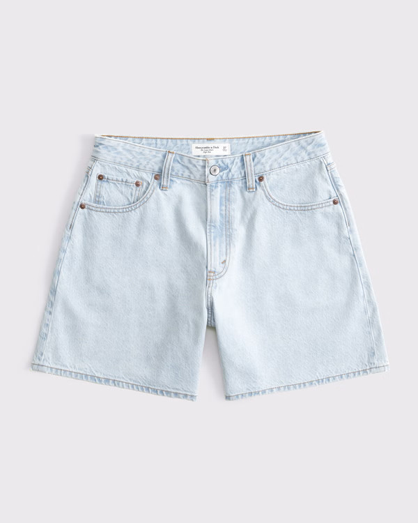 Curve Love High Rise Loose Short | Abercrombie & Fitch (US)