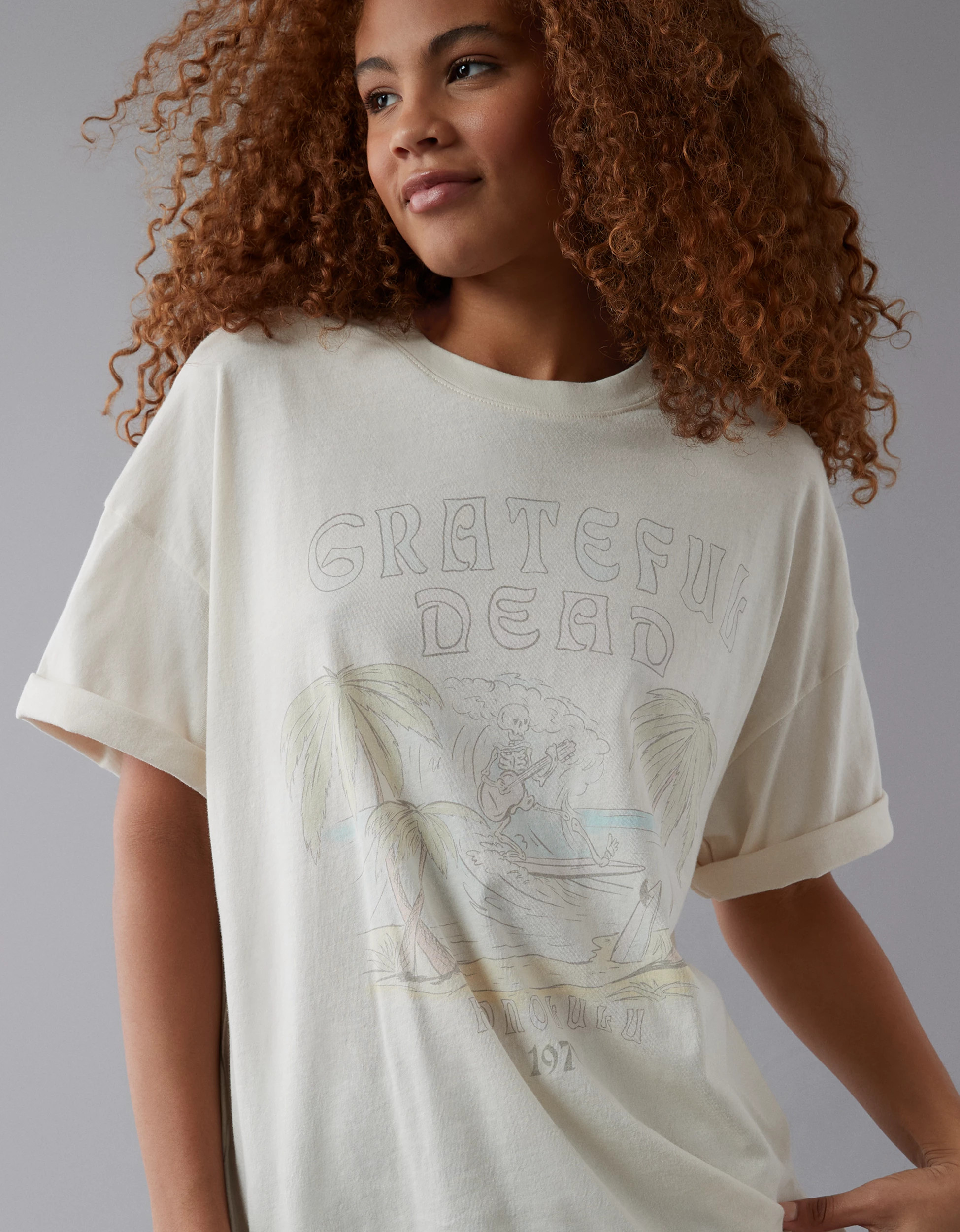 AE Oversized Grateful Dead Graphic T-Shirt | American Eagle Outfitters (US & CA)
