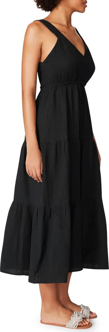 Amira Tiered Cotton Midi Dress | Nordstrom