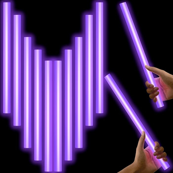 Lewtemi 10 Pcs Large Glow Sticks Big Giant Jumbo Halloween Christmas Emergency Light Stick for Ca... | Amazon (US)