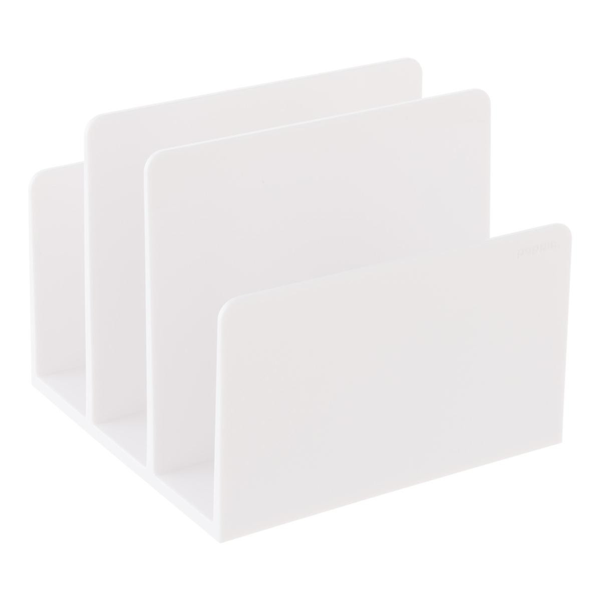 White Poppin Fin File Sorter | The Container Store