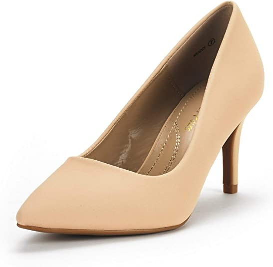 DREAM PAIRS Women's Classic Fashion Pointed Toe High Heel Dress Pumps Shoes | Amazon (US)