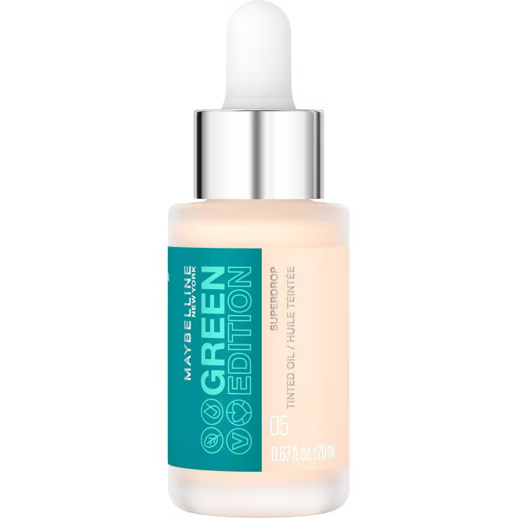 Maybelline Green Edition Superdrop Tinted Oil Makeup, Adjustable Coverage Foundation - 0.67 fl oz | Target