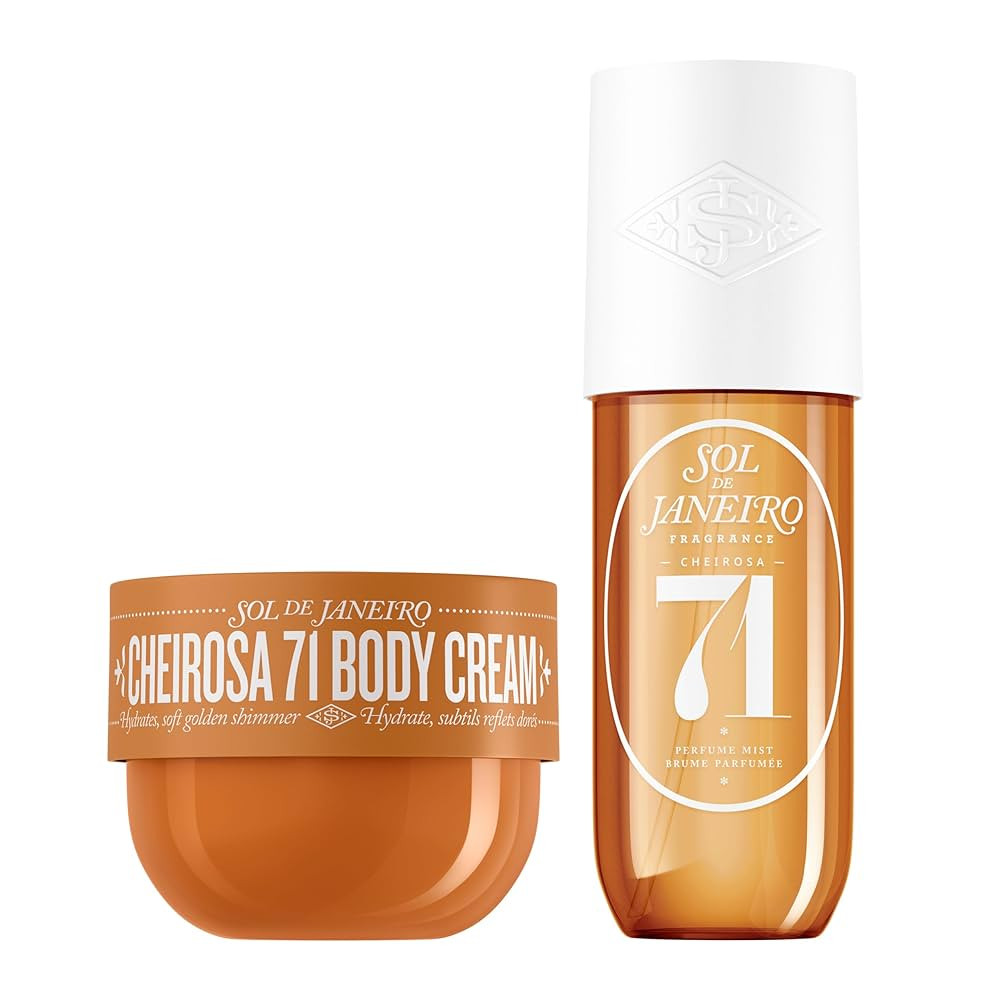 Sol de Janeiro Cheirosa 71 Shimmering Body Cream & Hair and Body Fragrance Mist Duo | Limited Edi... | Amazon (US)