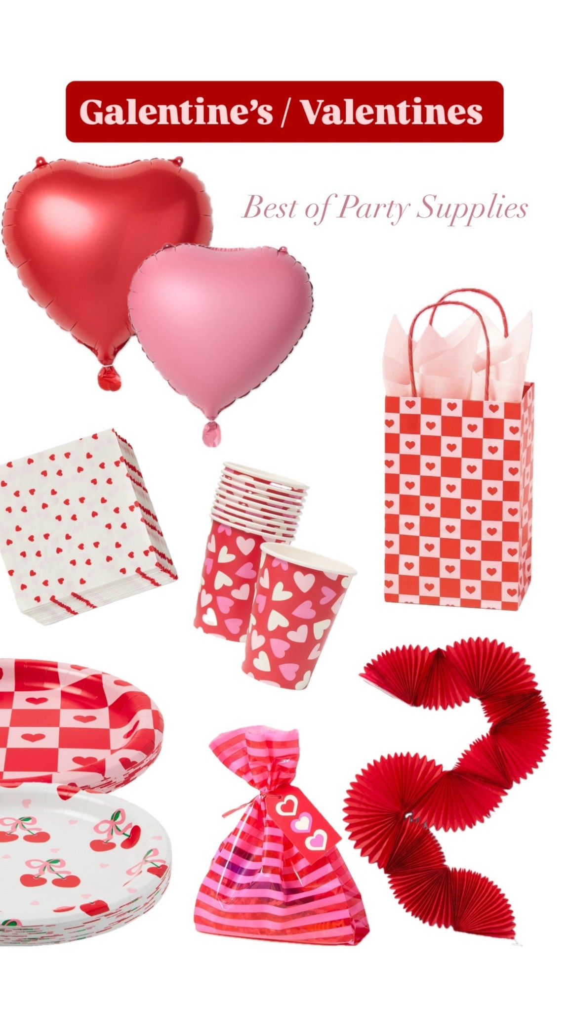 Valentine’s / Galentine’s Party Supplies! 

#LTKSeasonal #LTKdayinmylife #LTKHome