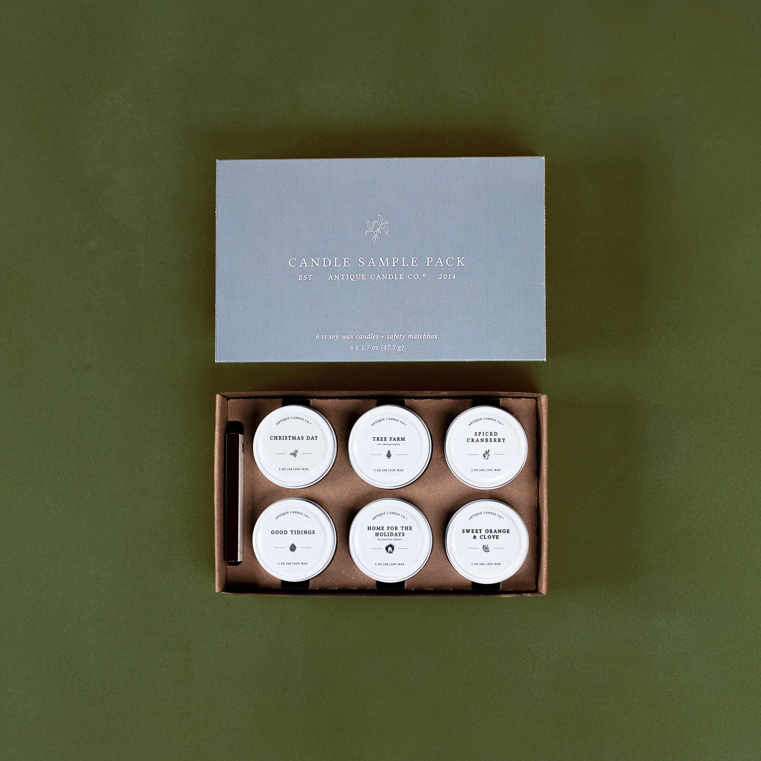 Merry Christmas Sample Pack | Antique Candle Co.