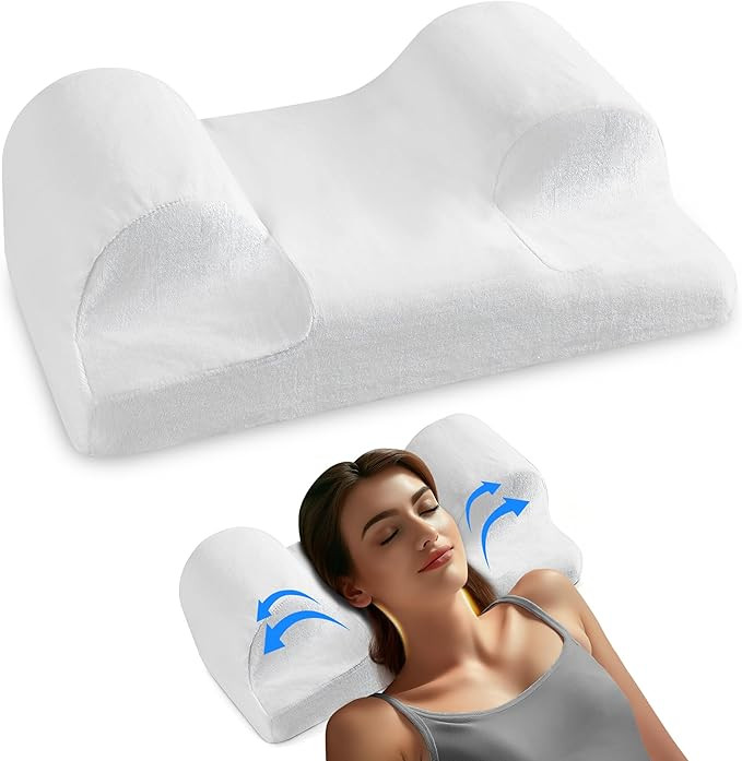 YourFacePillow, Back Sleeper Beauty Pillow, Cervical Neck Pillow, Patented Contour Memory Foam Pi... | Amazon (US)
