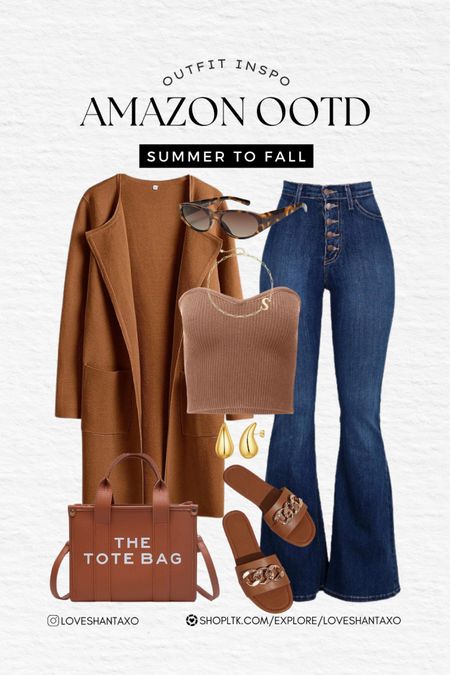 Summer to fall transition outfit — super cute for school, brunch, dressy casual date, pumpkin patch, or shopping! // fall transitional outfit, fall outfit, fall outfits, fall outfit ideas, fall fashion, fall fashion trends, fall fashion trends 2023, brunch outfit, casual outfit, dressy casual outfit, date night outfit, neutral fashion, neutral style, neutral outfit, boho outfit, boho fashion, tank dress, ribbed sleeveless midi dress, fall dress, denim jacket, strappy sandals, fall shoes, gold hoop earrings, gold stacked necklaces, sunglasses, Lulus, Revolve, Amazon, Amazon fashion, Amazon finds, DSW, Levi’s, Abercrombie, teachers outfit, back to school, teacher, school looks
#LTKSeasonal
#LTKFind
#LTKitbag
#LTKshoecrush

#LTKSeasonal #LTKBacktoSchool #LTKstyletip