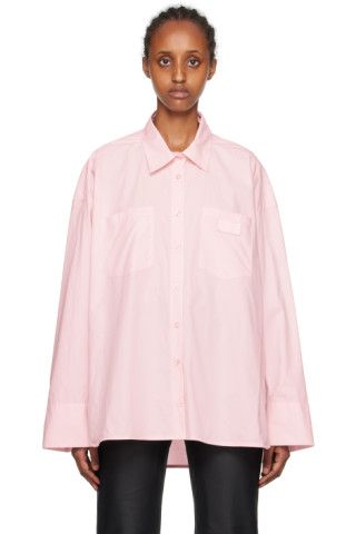 Pink Oversized Shirt | SSENSE