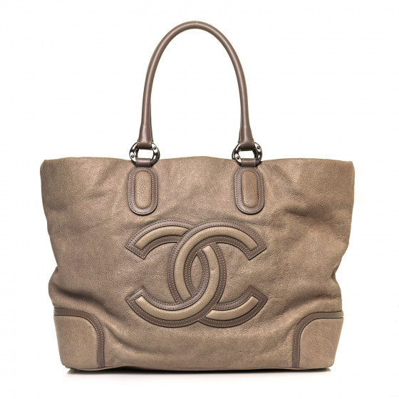 CHANEL Washed Calfskin Tote Marron Clair | Fashionphile