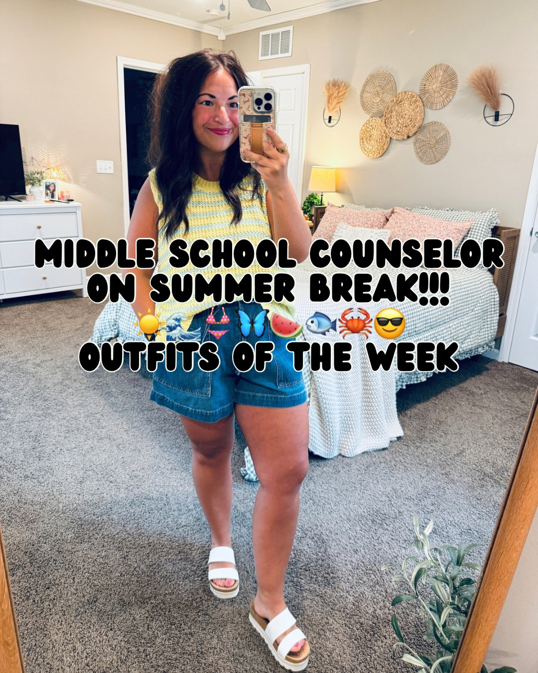 Last week’s middle school counselor on summer break (!!!) outfit round up! ☀️🌊👙🦋🍉🐟🦀😎 Cheers to summer, baby! ⭐️

#LTKootd #LTKSeasonal #LTKMidsize