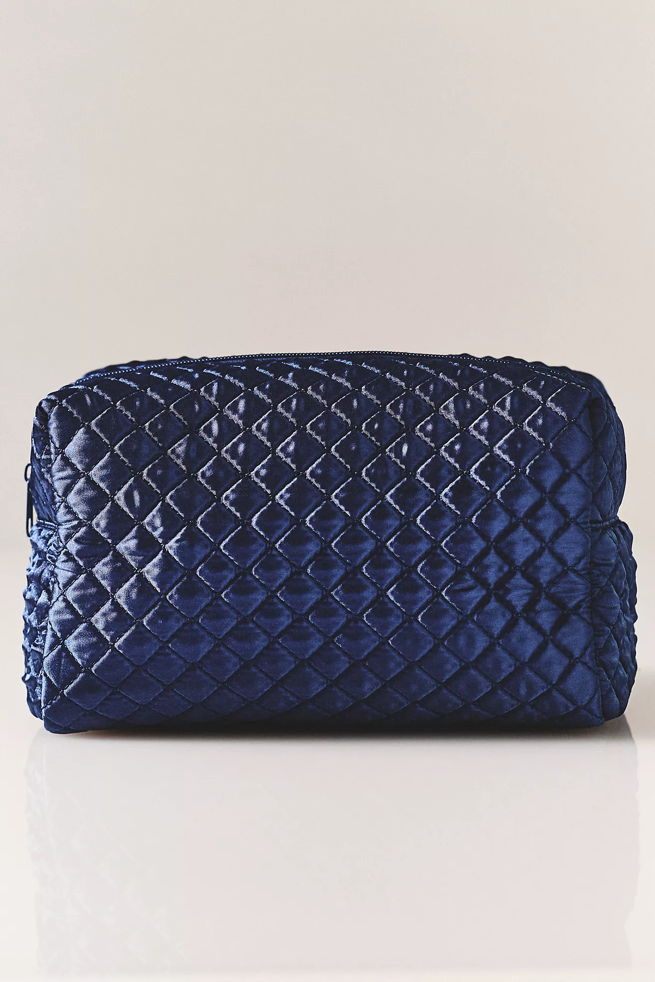By Anthropologie Quilted Satin Cosmetic Bag | Anthropologie (US)