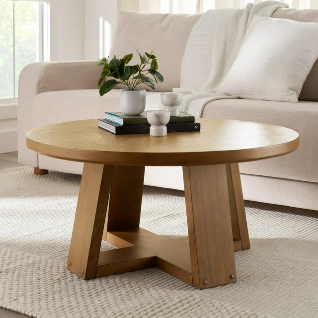 Better Homes & Gardens Ezra Coffee Table, Light Honey Finish | Walmart (US)