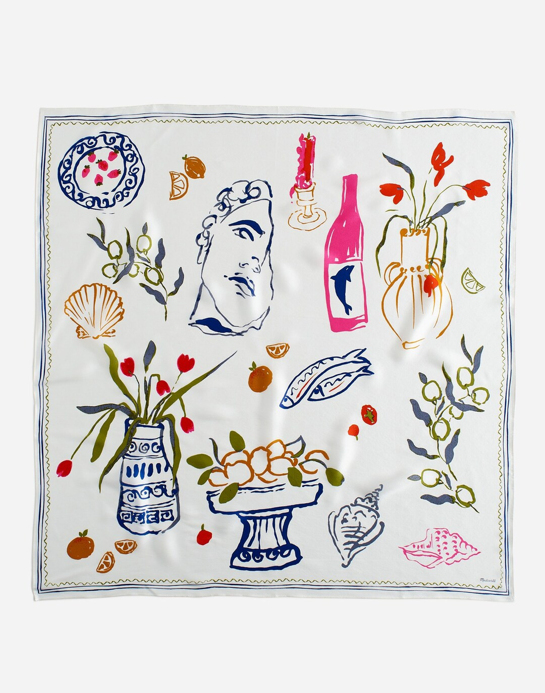 Madewell x Lisa Says Gah! Medium Silk Bandana | Madewell