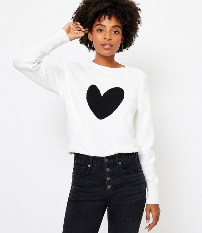 Heart Sweater | LOFT