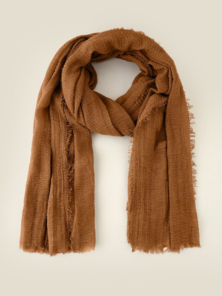 Raw Hem Scarf | SHEIN