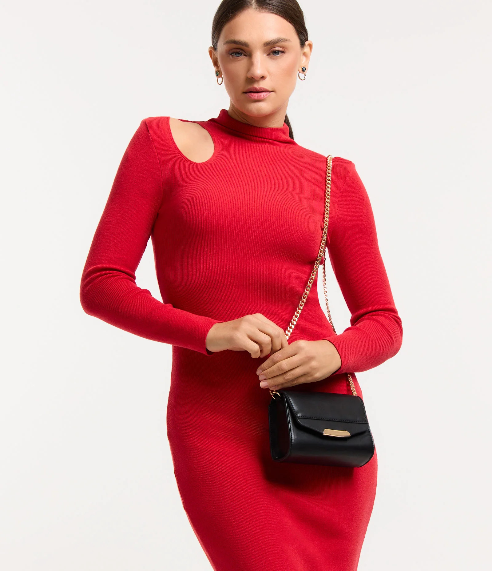 Bolsa Transversal Camera Bag com Alça de Corrente Preto - Lojas Renner | Renner (BR)