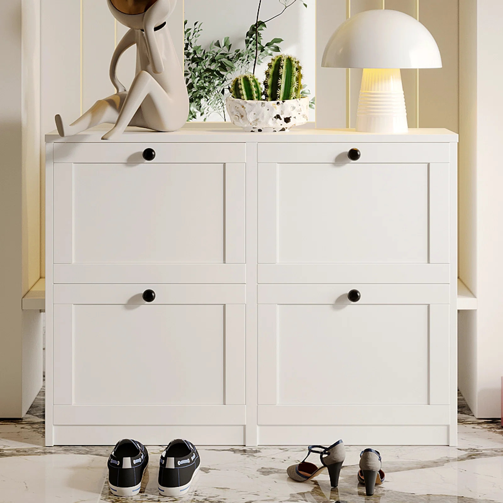 Josy 16 Pair Shoe Storage Cabinet | Wayfair North America