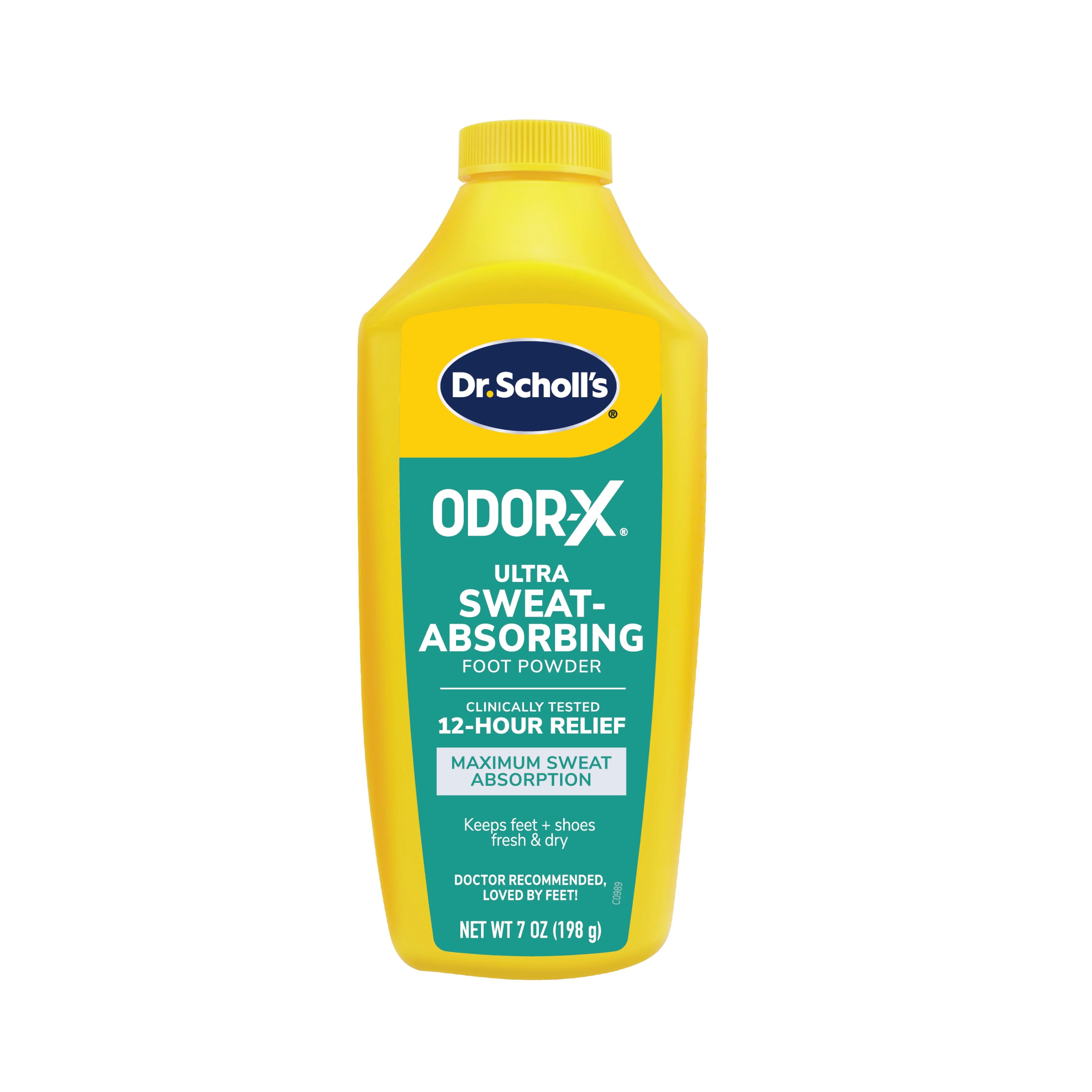 Dr. Scholl’s® Odor-X® Ultra Sweat-Absorbing Foot Powder (7oz) for Maximum Sweat Absorption - ... | Walmart (US)