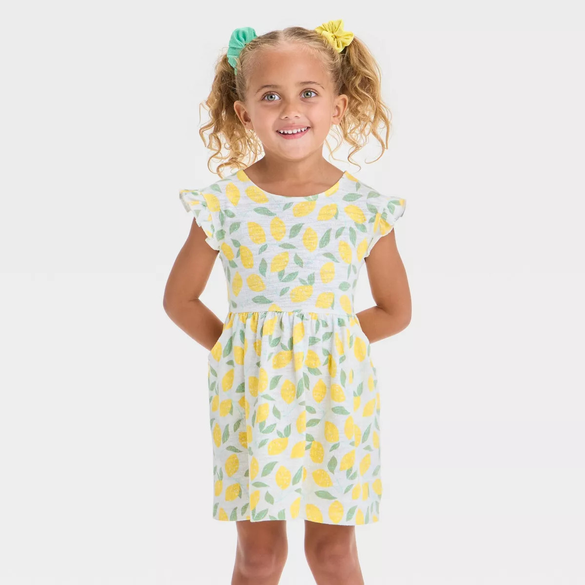 Toddler Girls' Dress - Cat & Jack™ Yellow | Target