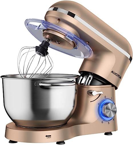 Aucma Stand Mixer,6.5-QT 660W 6-Speed Tilt-Head Food Mixer, Kitchen Electric Mixer with Dough Hoo... | Amazon (US)