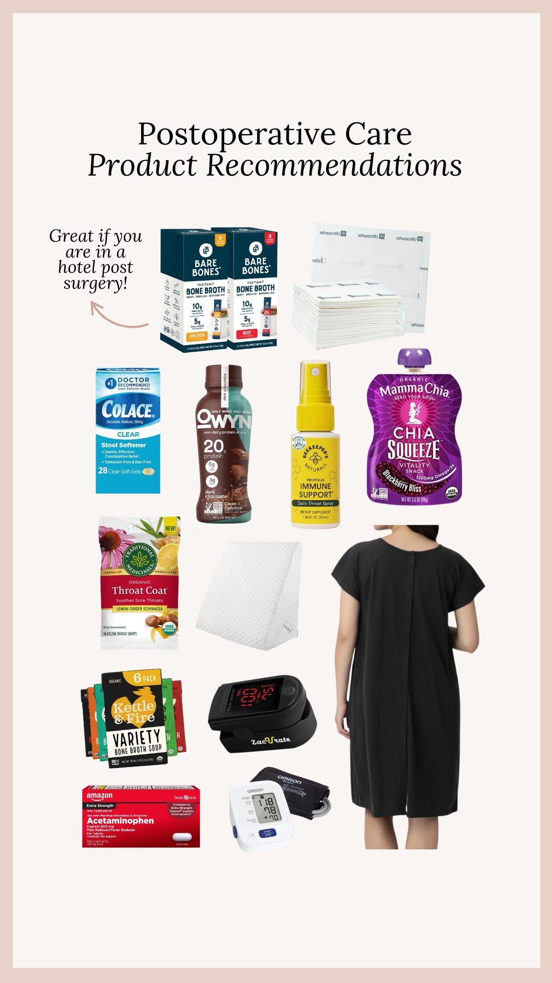 Post-op care products ❤️‍🩹🩺