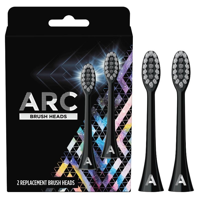 ARC Oral Care Brush Heads - Black - 2ct | Target