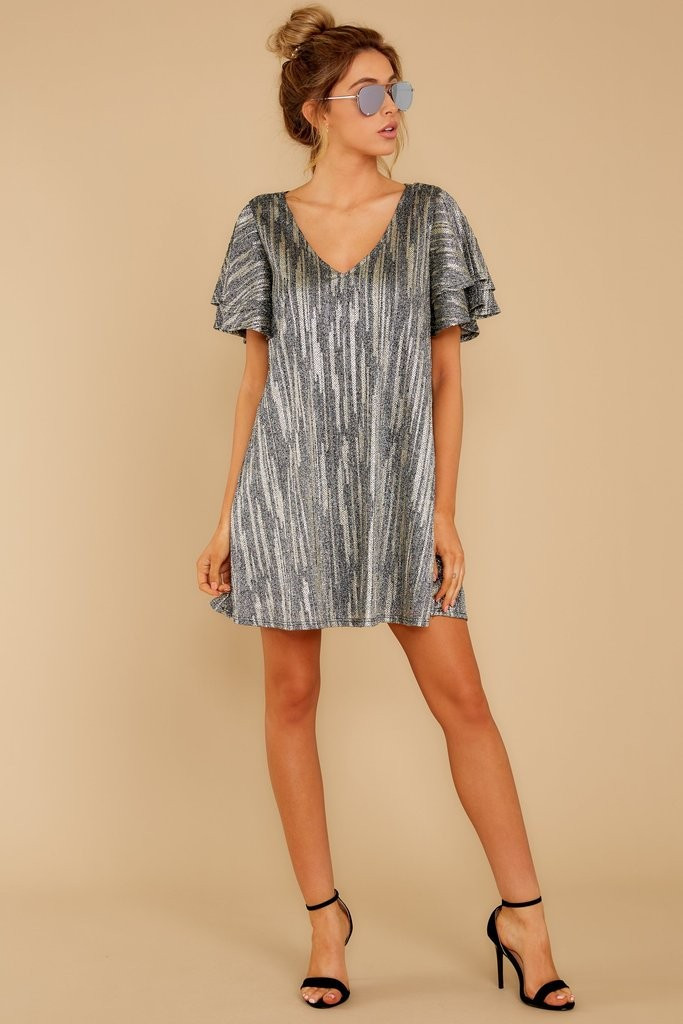 Introduce Me Black And Gold Dress | Red Dress 