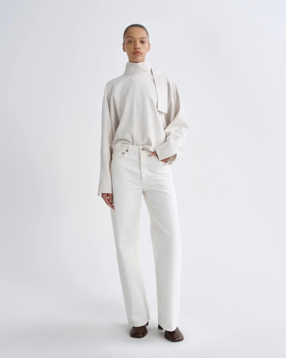 Arc Jean 32" in Chalk White | AGOLDE