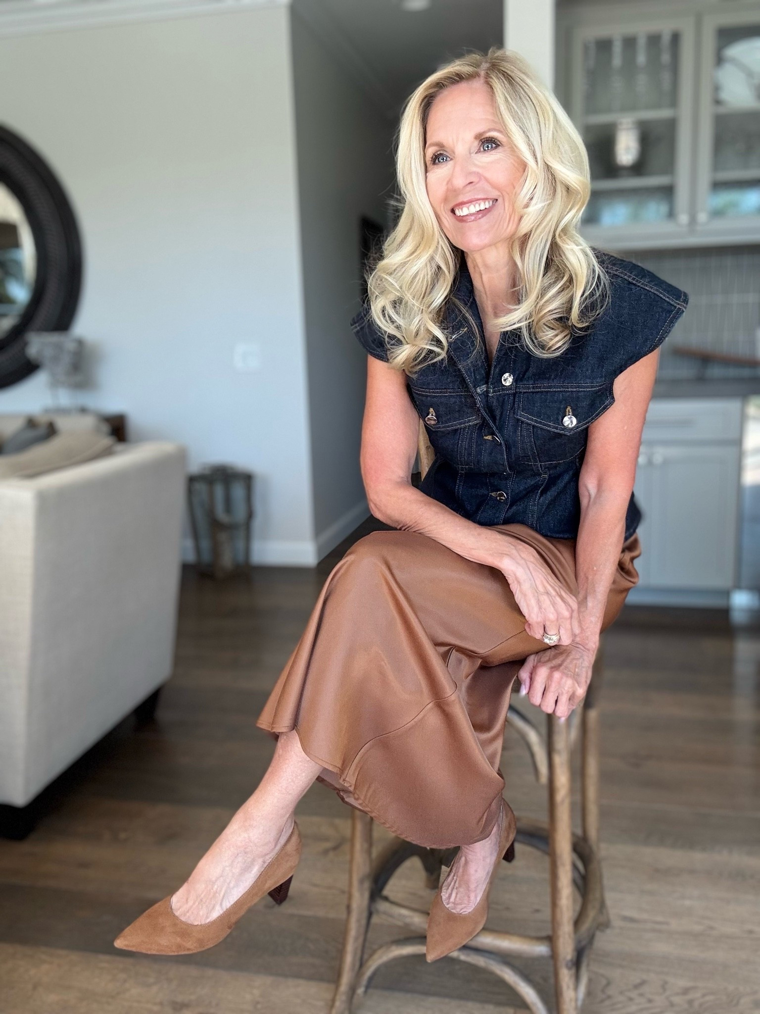 In case you haven’t discovered the most stylish and comfortable pump, @easyspiritofficial is here with both of these in mind.

These are their Hazen pumps in Medium Brown suede.

Today, I’m meeting my girlfriends for brunch and then I’ve got a full day of errands and shopping. My feet need to last me the whole time in comfort.

Here’s what I love about this beautiful pump with their hidden comfort system:
- Cushioned insole
- Arch support
- Rubber outsole for grip and traction
- Precise fit

Not only do these pumps elevate my outfit, they are on trend and they deliver all day comfort without compromising style.

Follow me for more 50+ style inspiration.

#LTKootd #LTKOver40