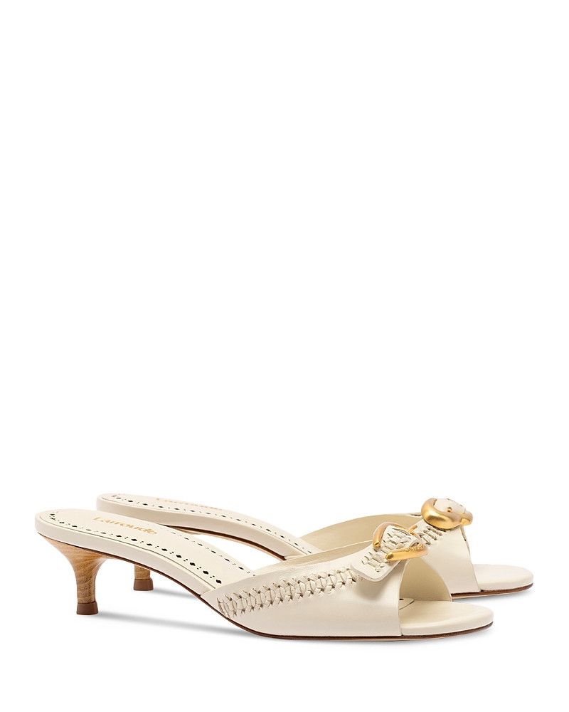 Larroude Women's Verona Kitten Heel Mule Sandals | Bloomingdale's (US)