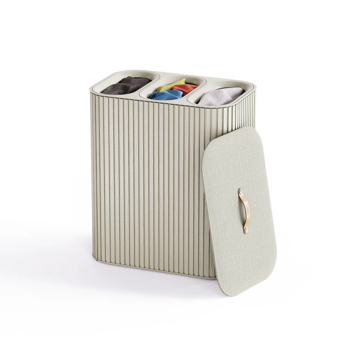 Joseph Joseph Tota Trio Luxe 90-liter Bamboo Laundry Separation Basket | Wayfair North America