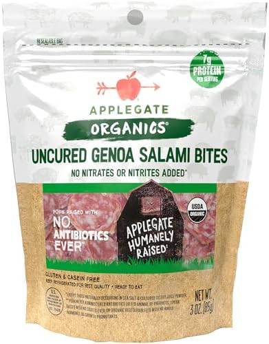 Organic Uncured Genoa Salami Bites | Amazon (US)