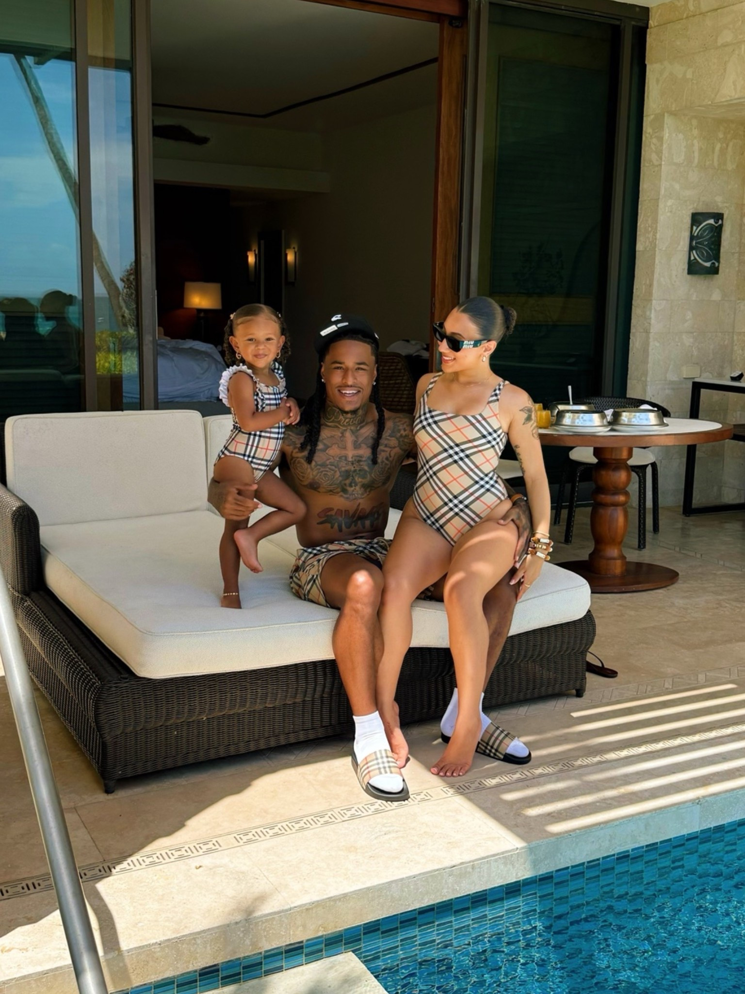 Matching Burberry swimsuits for the fam🤎

#LTKSwim #LTKootd #LTKmomlife