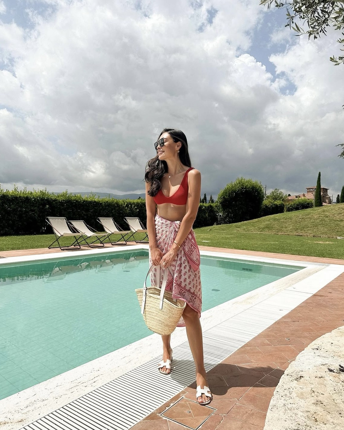 Red one size fits all swimsuit, bathing suit, sarong, Pareo, vacation outfit, summer fashion. 

#LTKSwim #LTKStyleTip #LTKSeasonal