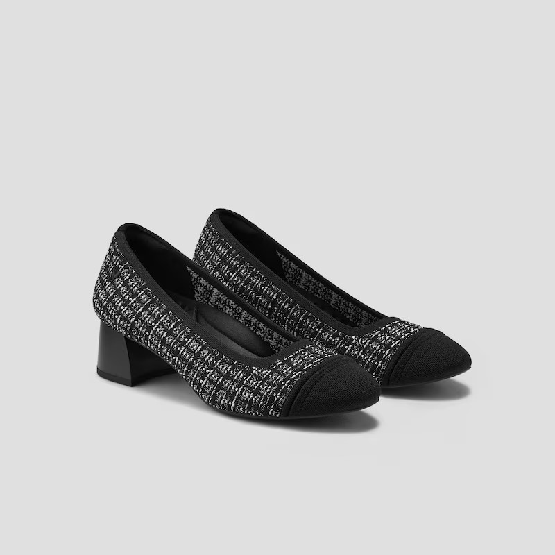 Round-Toe Chunky Heels (Julie Pro) | VIVAIA