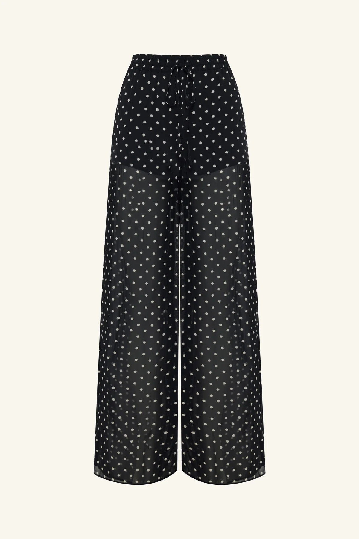 Houston Drawstring Pant | Noir Polka | Pants | Shona Joy | Shona Joy
