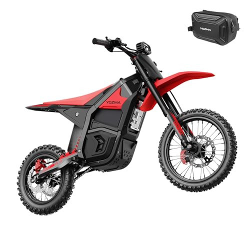 Yozma IN10 Electric Dirt Bike, 2600W 40MPH Electric-Motorcycle with 48V/23AH Battery Ebike, Full Hydraulic Brakes and Suspensions Mountain Off-Road E Dirt Bike, for Teens & Adults | Amazon (US)