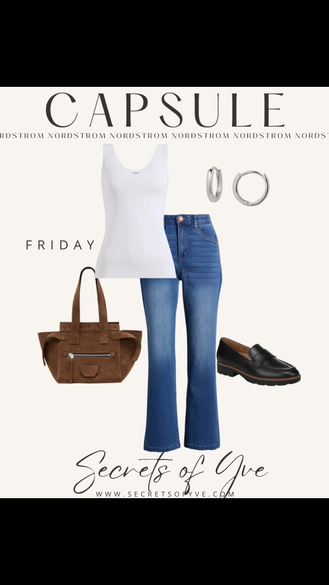 SecretsofYve: Friday Capsule Wardrobe!  @nordstrom
Pick some as gifts. 🎁 
#Secretsofyve #ltkgiftguide
Always humbled & thankful to have you here.. New posts daily at 3pm & 4:15pm EST. 
CEO: PATESI Global & PATESIfoundation.org
@secretsofyve : where beautiful meets practical, comfy meets style, affordable meets glam with a splash of splurge every now and then. I do LOVE a good sale and combining codes! #ltkstyletip #ltksalealert #ltku #ltkfindsunder100 #ltkactive #ltkkids #ltkfindsunder50 #ltkover40 #ltkpetite #ltkplussize #ltkwedding #ltkbeauty #ltkmidsize #ltktravel #ltktall #ltkbump #ltkworkwear #ltkholiday #ltkxnsale #ltkmomlifesecretsofyve 

#LTKootd #LTKSeasonal #LTKgrwm