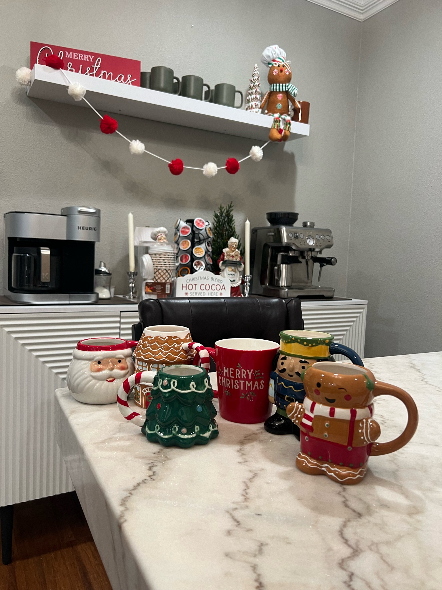 Linked everything I have in my new coffee bar! ☕️😍 Including my FAVORITE double Keurig which makes a full coffee pot & single serve + $50 off right now! Also got some festive coffee mugs from Target’s Wonderland Shop! 🎄🎅🏼

#LTKHoliday #LTKHome #LTKCyberWeek
