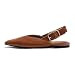 Coutgo Womens Flat Mules Closed Pointed Toe Slingback Slip On Flats Work Office Dress Sandal Shoes | Amazon (US)