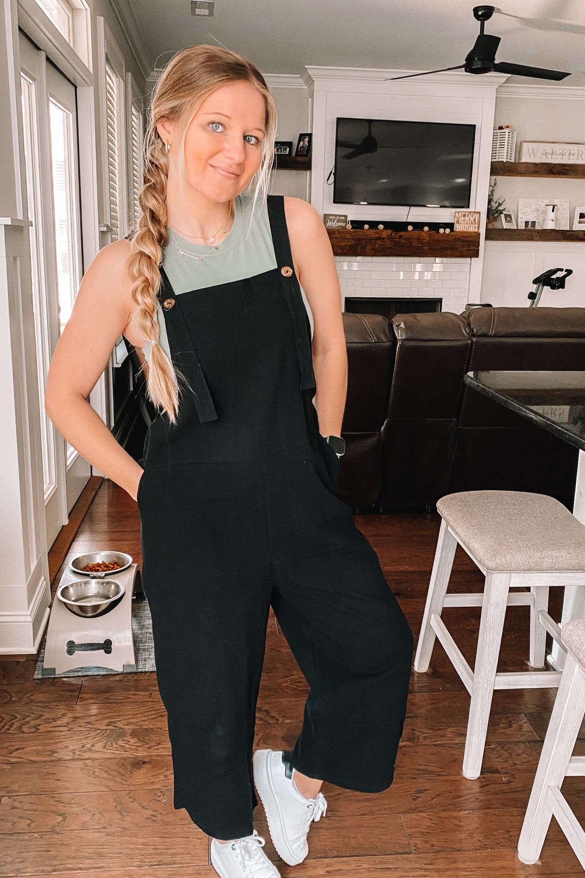 Size small in both! I’ll be wearing this all through pregnancy & after! Tank is my favorite casual and workout top! #bumpfriendly 

#LTKunder50 #LTKbaby #LTKfit