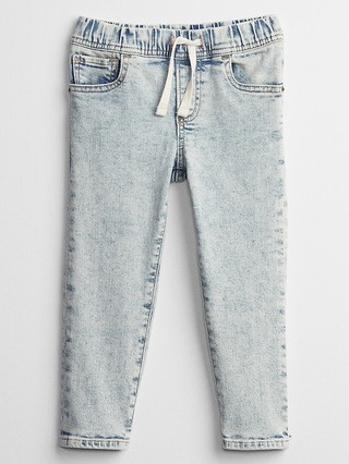 Toddler Pull-On Slim Jeans with Washwell | Gap Factory